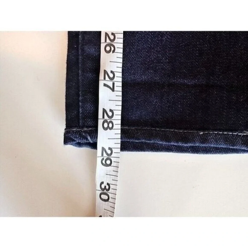 7 For All Mankind Mens Size 36x29 Blue Cotton Blend Adrien Straight Denim Jeans
